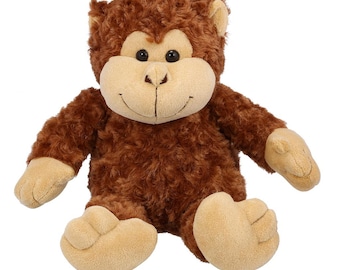 Brown Monkey Plush Toy: 16" Soft Cuddly Stuffed Animal