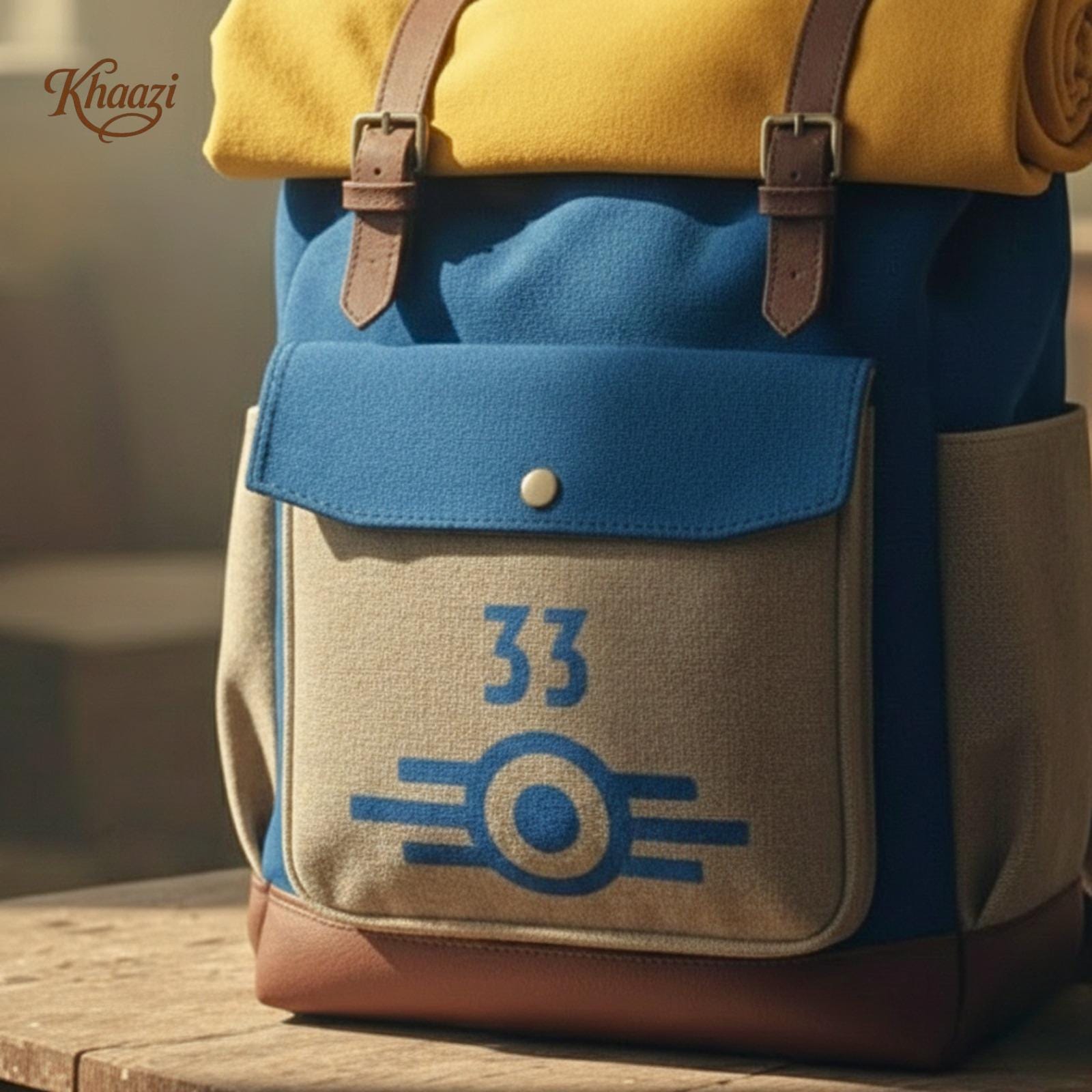Fallout Vault Dweller Canvas Backpack – Vault 33 Inspired Gaming ...