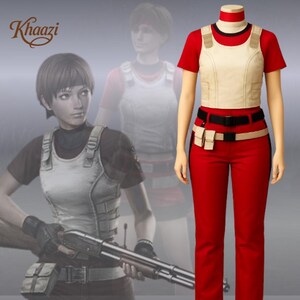 Handmade Rebecca Chambers Cosplay Costume: Resident Evil Inspired Battle Suit