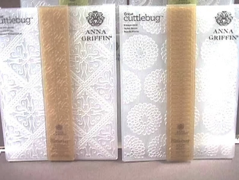 Anna Griffin Embossing Folders & Dies Set A2 5x7 Folder Lot Etsy