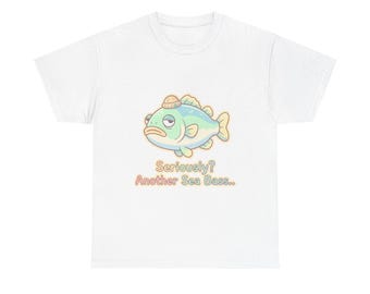 T-shirt geërgerd zeebaars, New Horizons Kawaii-gamercadeau