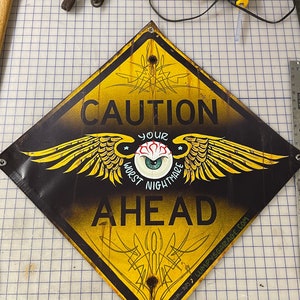 Lumpy’s Garage, “Your Worst Nightmare” 24”x24” printed vinyl banner