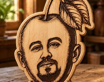 Aangepaste foto voor fruitportret, kersenkop