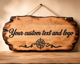 Op maat gemaakt rustiek wandbord gepersonaliseerd decor