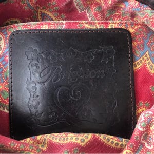 Brighton Vintage Straw Leather Crossbody Bag image 7