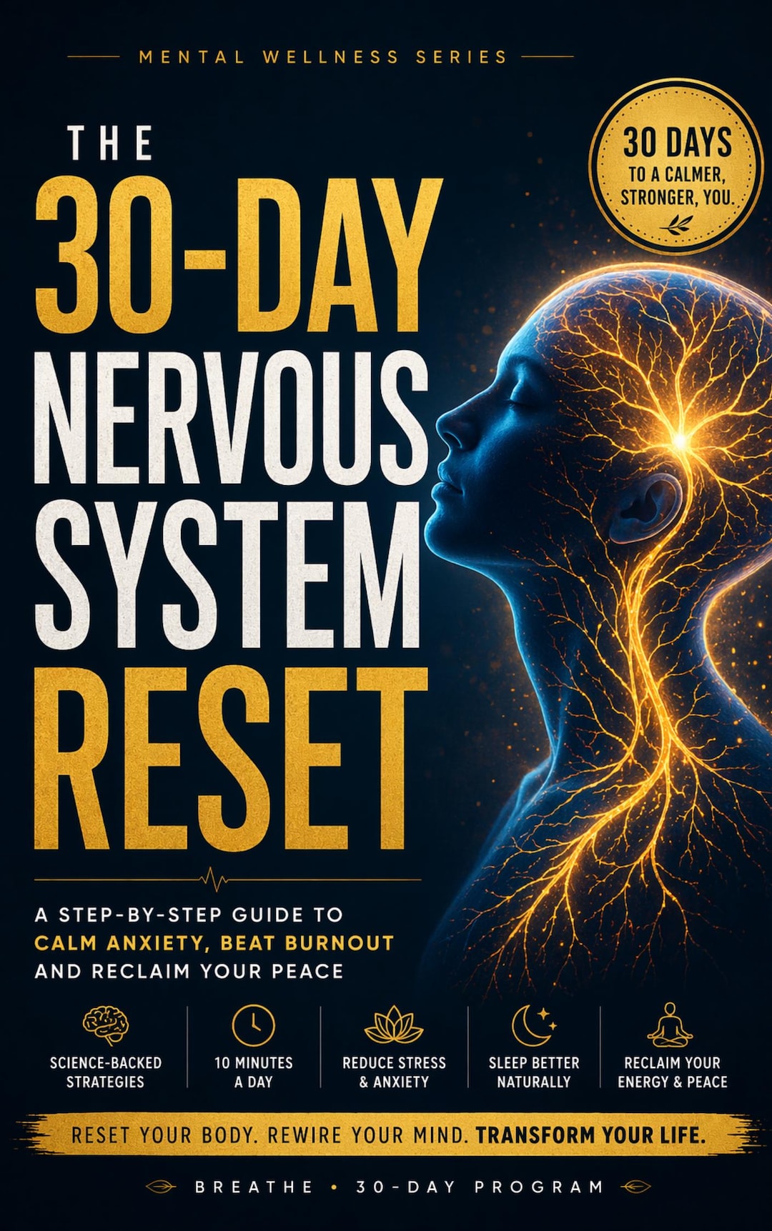 30-day Nervous System Reset Guide: Calm Anxiety, Beat Burnout (digital ...