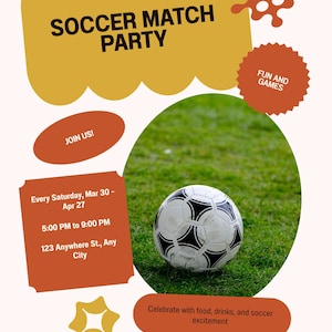 Benito Game Day Banner Template | Latin Football Party Decor (Canva Editable, Digital Download) canva