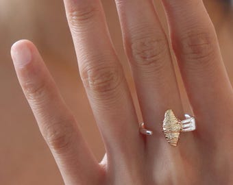 Croissant Adjustable Ring, Cute Food Ring, Bakery Lover Gift, French Pastry Jewelry, Coffee Lover Ring, Gift for Her