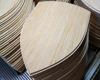 Bulk Wood Craft Shields 10"x16"