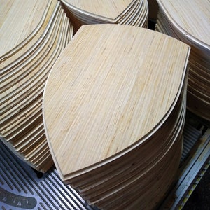 Bulk Wood Craft Shields 10&quot;x16&quot;