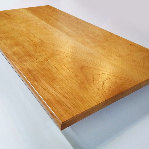 CHERRY Hardwood Panel Unfinished Custom Size for wood tabletops