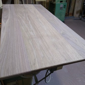 BLACK WALNUT Hardwood Panel Unfinished Custom Size for wood tabletops image 2