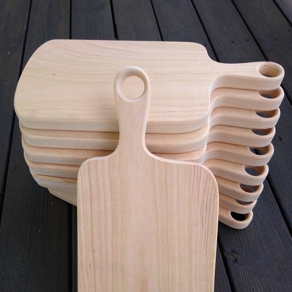 Unfinished Wood Craft Cutting Boards Etsy