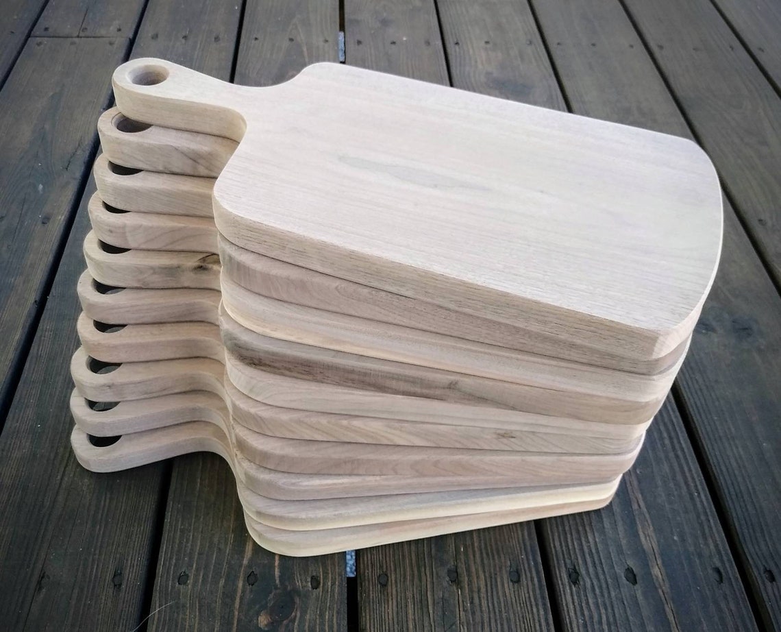 Bulk Wood Cutting Boards With Handle Supplies Unfinished for Etsy
