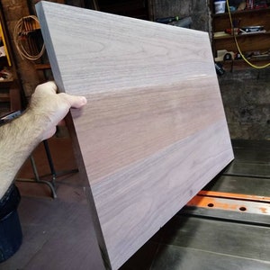 BLACK WALNUT Hardwood Panel Unfinished Custom Size for wood tabletops image 3