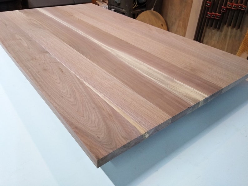 BLACK WALNUT Hardwood Panel Unfinished Custom Size for wood tabletops image 6