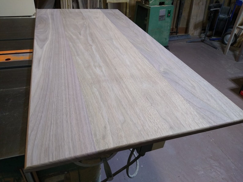 BLACK WALNUT Hardwood Panel Unfinished Custom Size for wood tabletops image 2