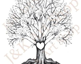 Family Tree DOWNLOAD Image for print laser engraving gifts