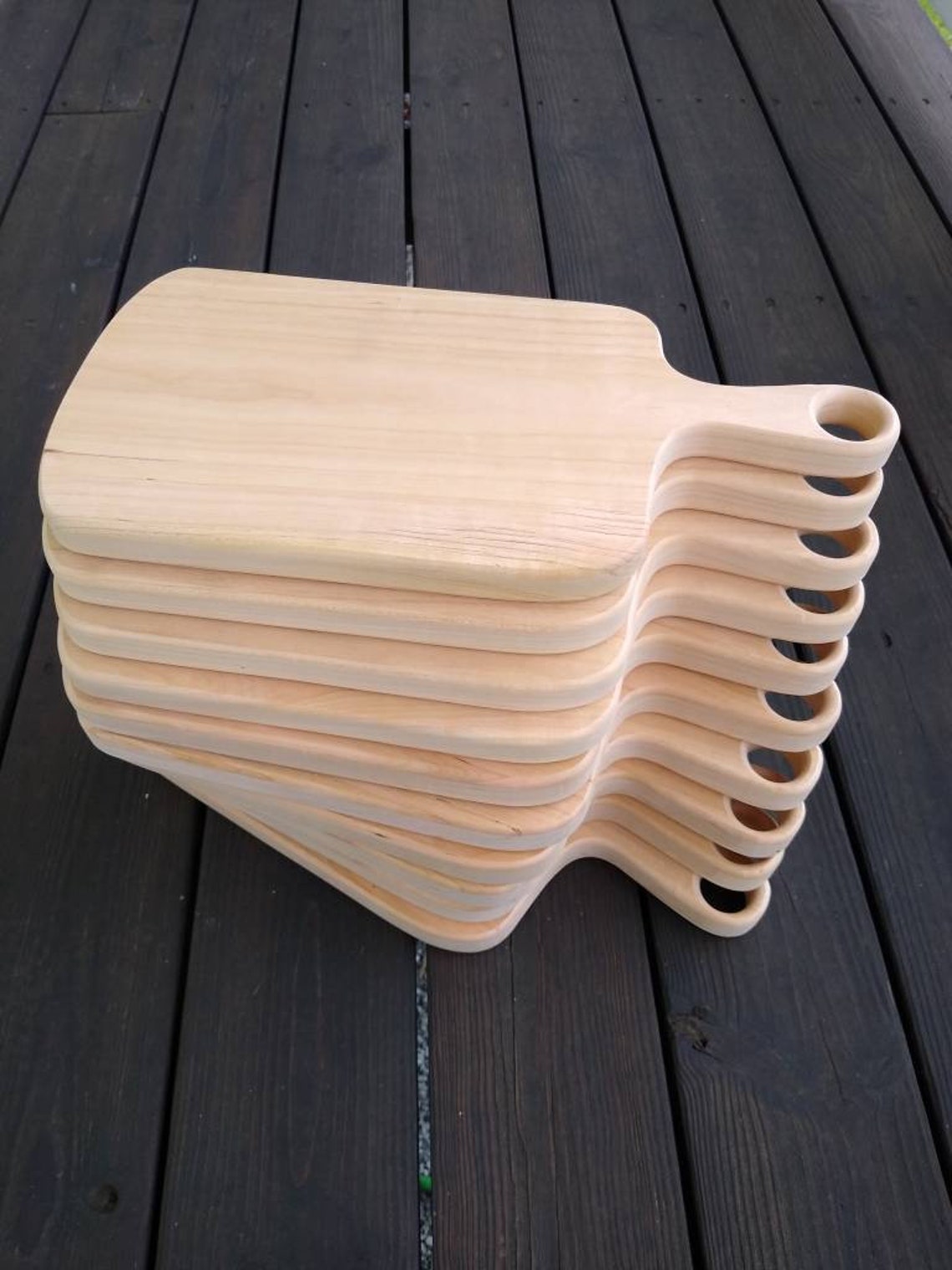 Bulk Wood Cutting Boards With Handle Supplies Unfinished for Etsy