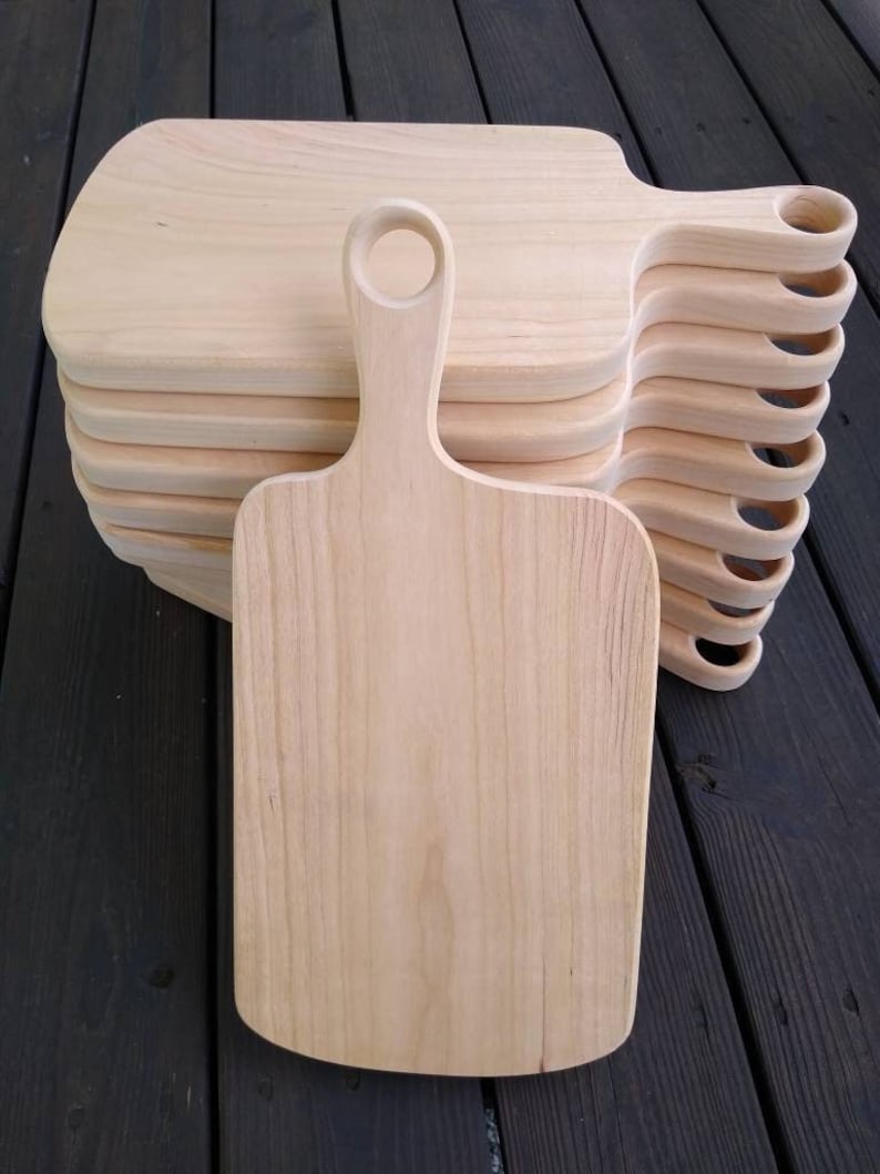 Bulk Wood Cutting Boards With Handle Supplies Unfinished for Etsy