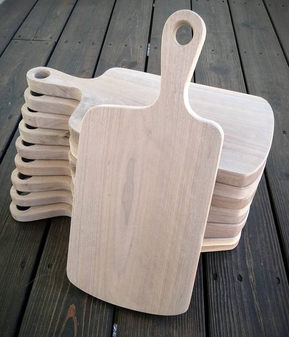 Bulk Wood Cutting Boards With Handle Supplies Unfinished for Etsy