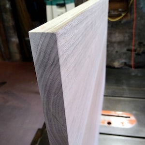 BLACK WALNUT Hardwood Panel Unfinished Custom Size for wood tabletops image 4