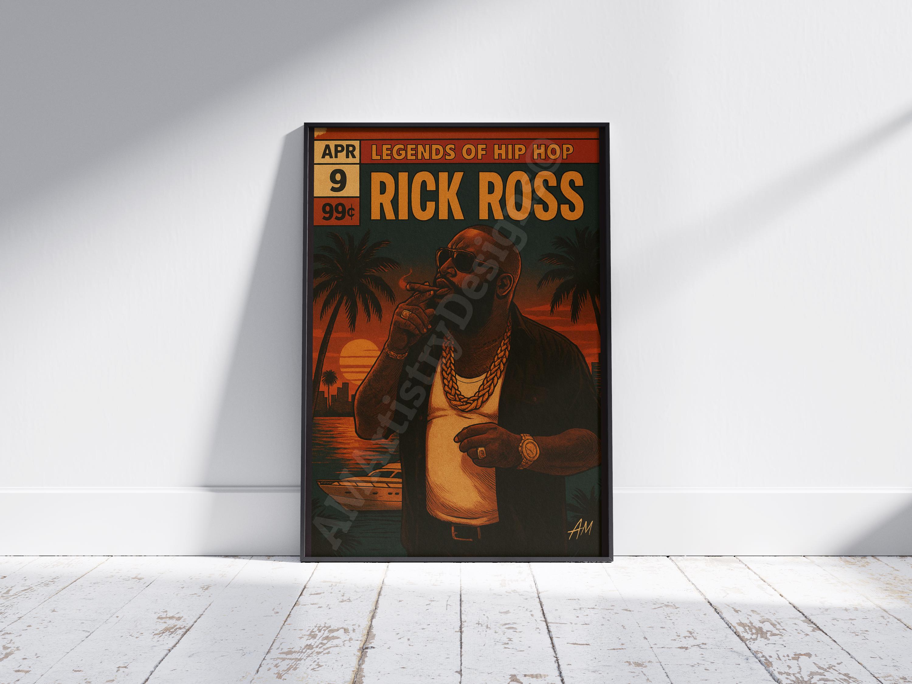 Rick Ross Wall Art - Etsy