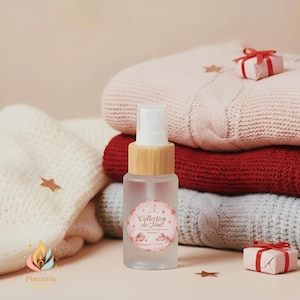 Christmas Scented Fabric Spray – 30 ml • Natural Mist for Laundry, Sofa & Home • Handmade Home Fragrance