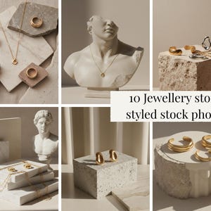 Jewelry Mockup Bundle, Jewellery Styled Stock Photos, Luxury Jewelry Branding Kit, jewellery store mockup png