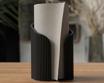 3D Printed Kitchen Roll Holder | Standard 113 mm | Minimalist Kitchen Roll Stand | Modern Organizer | Colors Available
