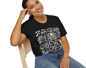 ITZY coded Doodle Sketch T-Shirt | K-Pop Band Fan Tee