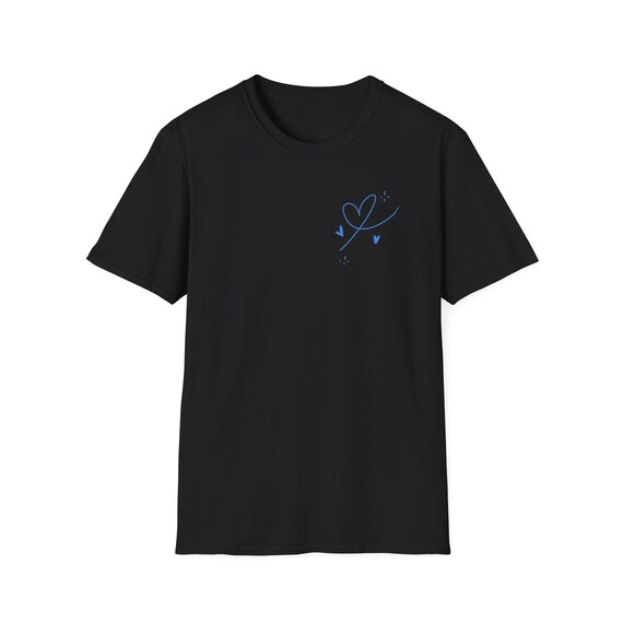 NMIXX Coded Sketch-style T-shirt | Doodle Back Print Tee - Etsy