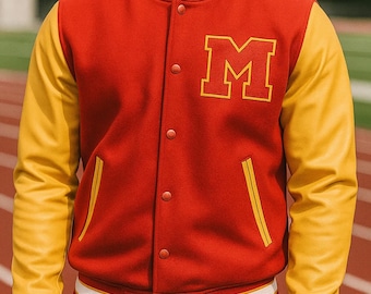 MJ Thriller Varsity Jacket | 80s Michael Jackson Costume Bomber
