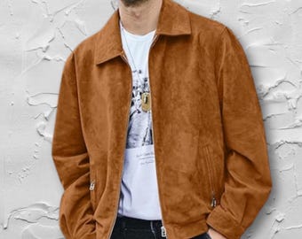 ヴィンテージ ボストン ハーバー レザージャケット 2XL スエード 