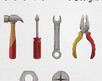 Icone del kit di strumenti Set da ricamo - Lima per macchina con utensili tascabili - Set di strumenti divisi - 6 modelli, 5 misure