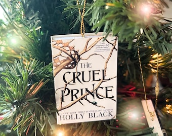 Custom Mini Book Ornament, Handmade & Realistic