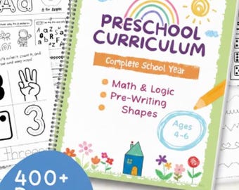 Ganzjahres-Vorschul-Lehrplan Arbeitsblätter zum ausdrucken