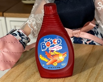 Miniatuur Bosco-aardbeiensiroop - Mini Brands Series 1
