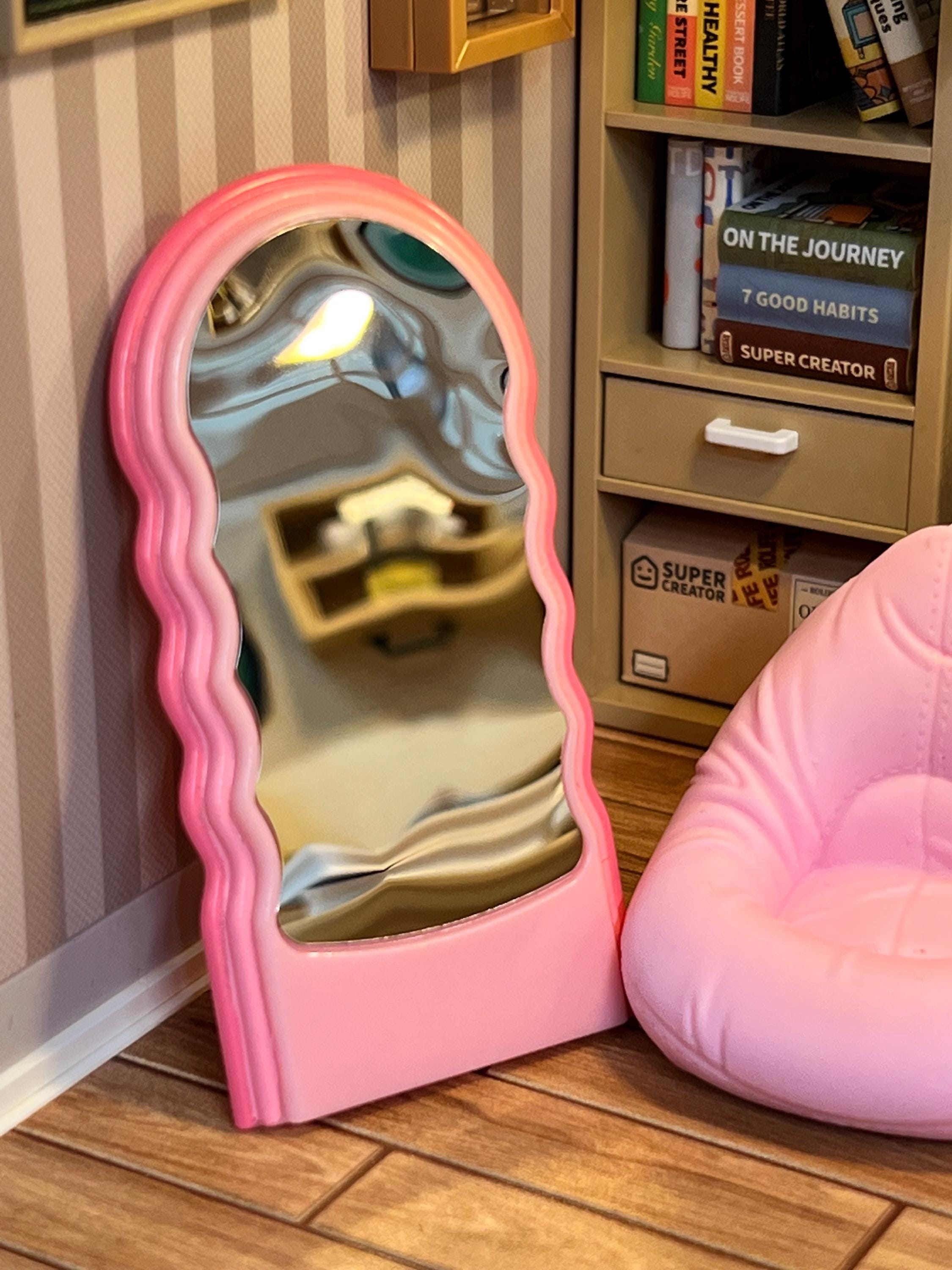 Mini Model Mirror Miniature Floor Mirror 1:24 - Mini Brands- Home - Etsy