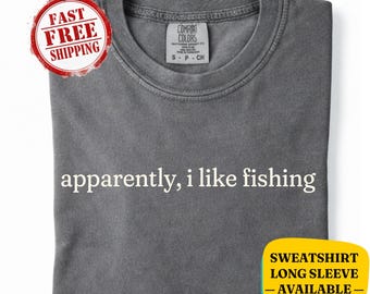 Camiseta de pesca Comfort Colors®: ideal para amantes de la pesca, regalo para pescadores, camiseta para actividades al aire libre en el lago, tendencia