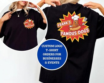 Custom Logo Shirts for Businesses & Events | Custom Company Logo , Customized Shirt , Custom Text Shirt ,Custom Team Shirt,Gift for Employee