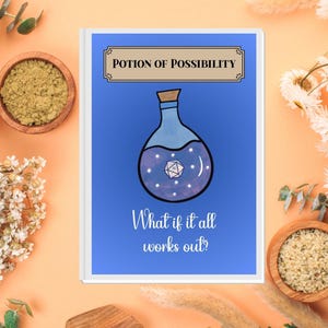 Potion of Possibility Print | DND Motivational Poster (Digital Download)
