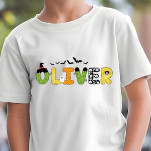 Personalized Kids Halloween Shirt: Custom Spooky Toddler Tee