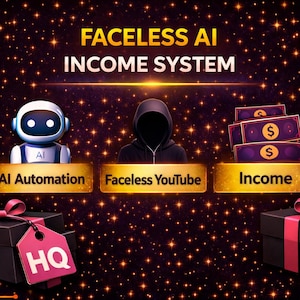 Faceless AI Monetization System | Build Online Income Streams (Digital Download)