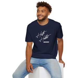 Hustle Habit Graphic T-Shirt | Sarcastic Urban Script Statement Tee