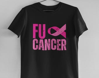 Camiseta contra el cáncer de mama: F U Cancer, Empoderamiento, Concienciación, Camiseta de apoyo