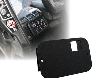 Uchwyt na 6 przełączników Can Am Maverick X3 bez wiercenia | Pasuje do Auxbeam | Akcesoria wewnętrzne UTV SxS | Przykręcany uchwyt na 6 przełączników