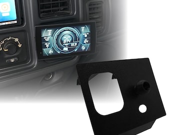 Uchwyt na deskę rozdzielczą Edge CTS3 CTS2 do samochodów ciężarowych GM GMT800 z lat 1999-2007. Podwójny system mocowania wymiennego schowka na poduszkę powietrzną pasażera z obrotem i stałym kątem.