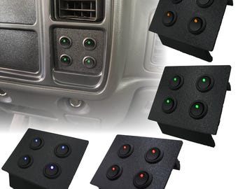 99-07 Silverado Sierra Switch Panel deski rozdzielczej z 4 przełącznikami NBS GMC Chevrolet