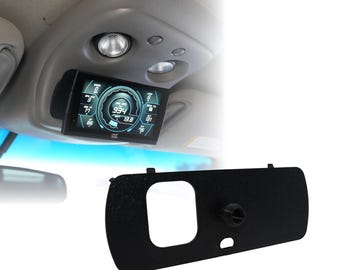 Uchwyt na konsolę sufitową do Edge Insight CTS3 i CTS2 | Pasuje do ciężarówek GMT800 z lat 1999–2007 | Uchwyt na cyfrowy wskaźnik do Silverado, Sierra, Tahoe